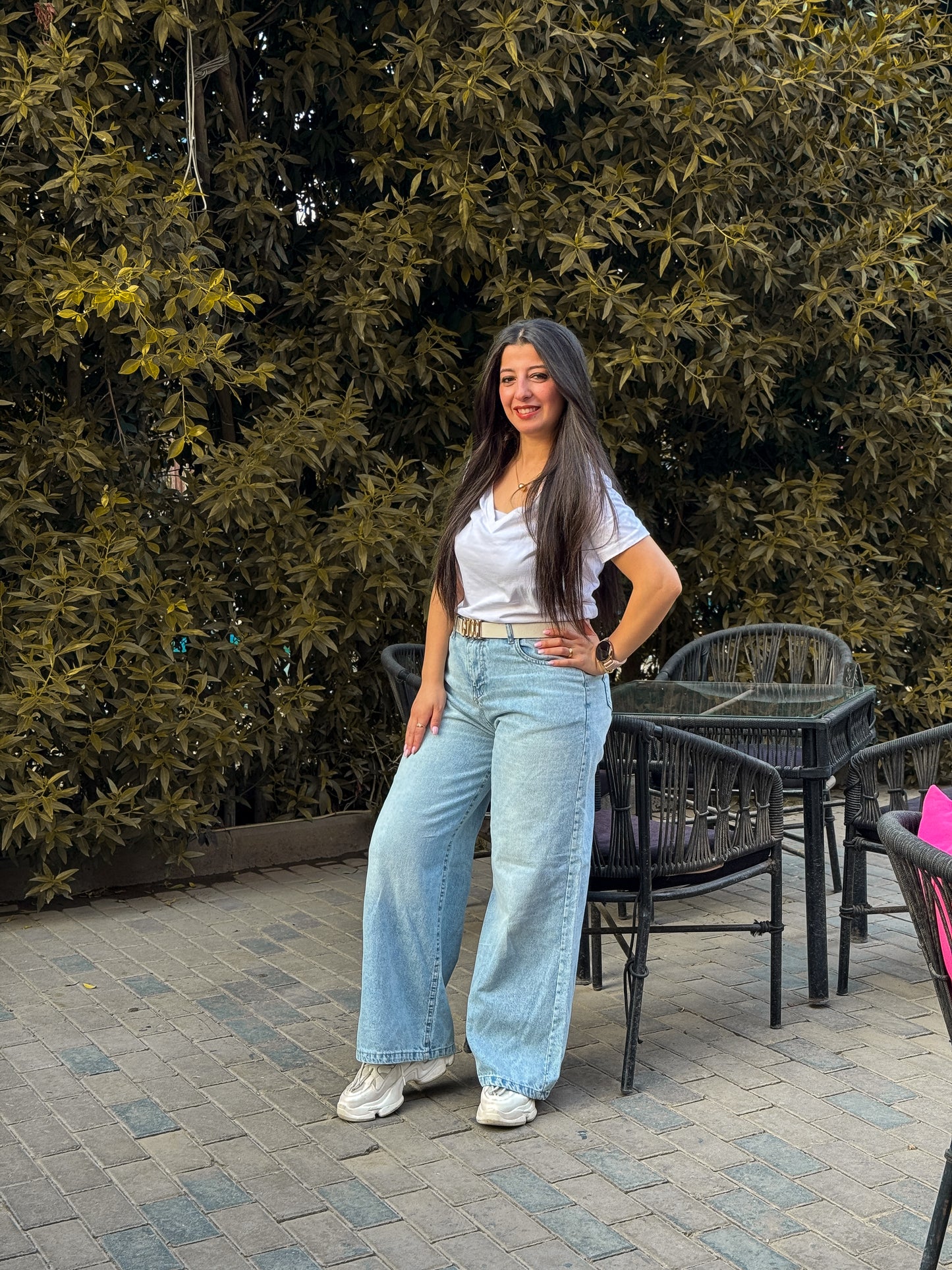Loghy denim pants