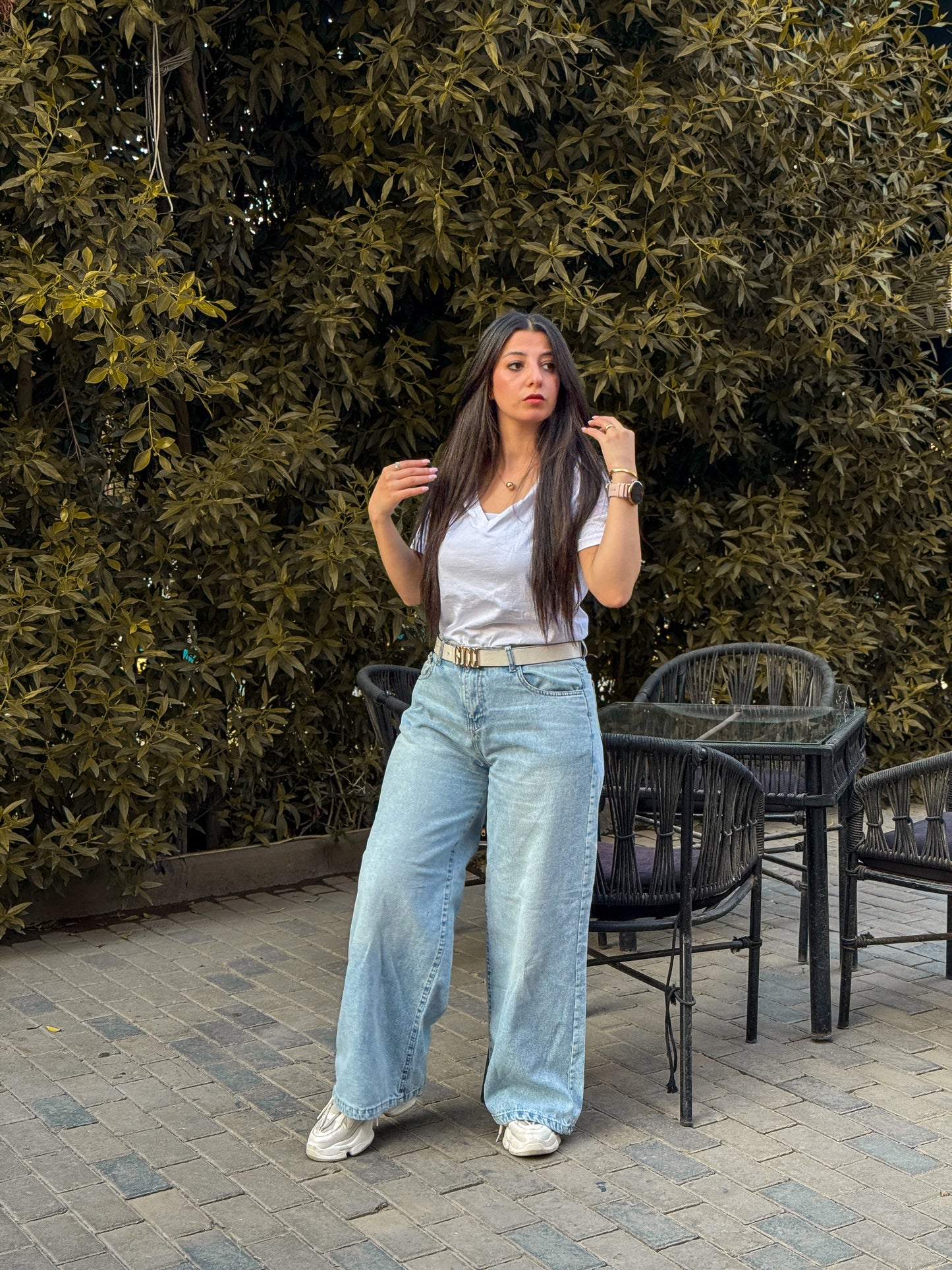 Loghy denim pants