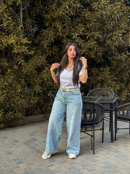 Loghy denim pants