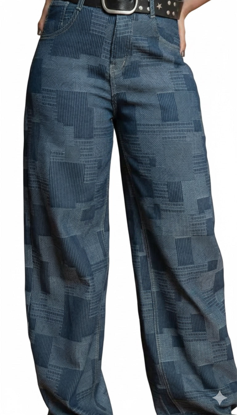 Patchwork Flow Jeans
