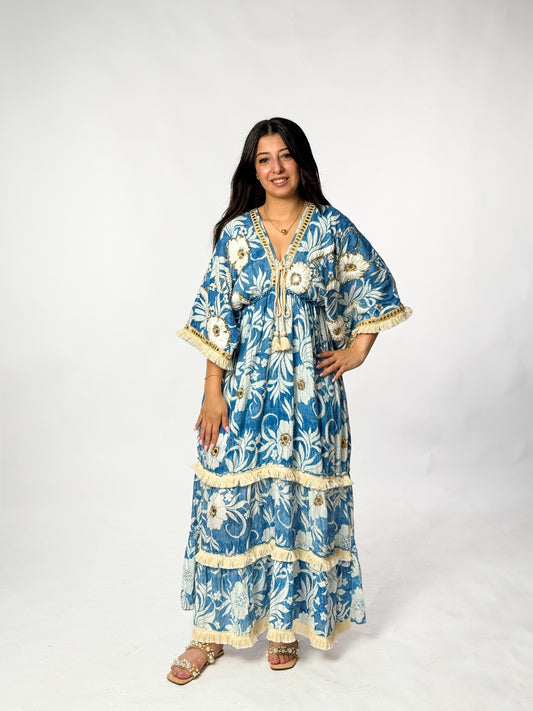 Hannah Dress In Blue
